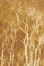 Reflected Trees Hand Knotted Rug