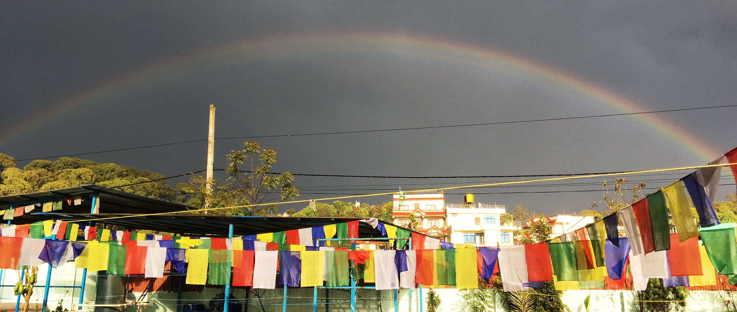 Rainbow in Nepal