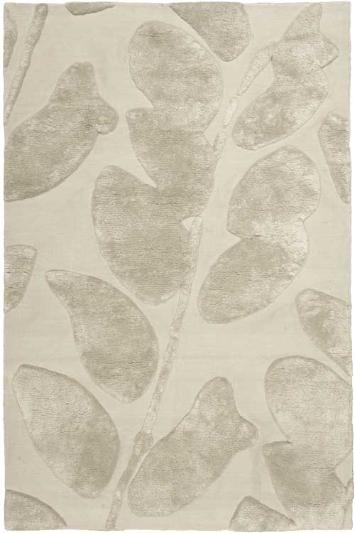 Botanical Shaggy Flatweave Rug