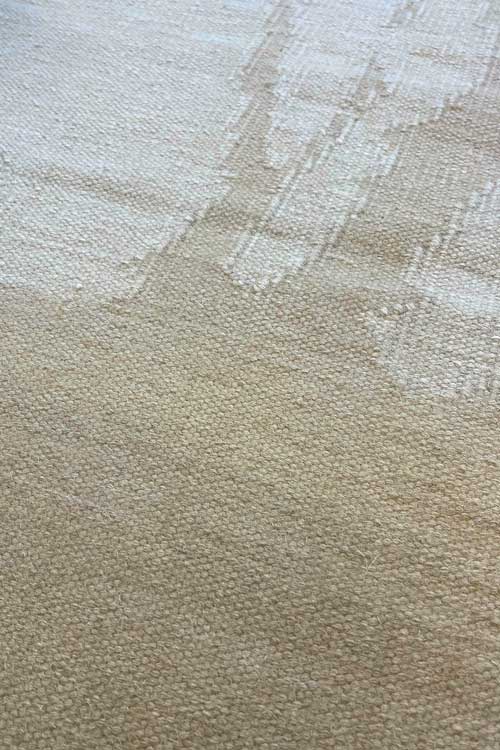 Tree Mist Flatweave Rug close up