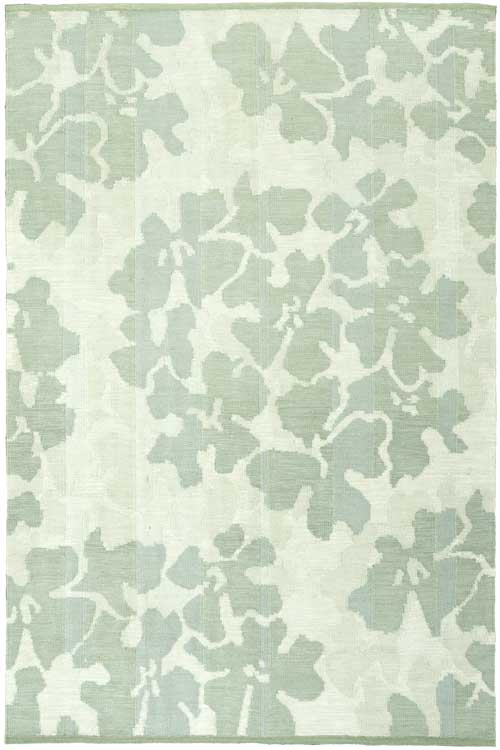 Floral Shadow Flatweave Rug
