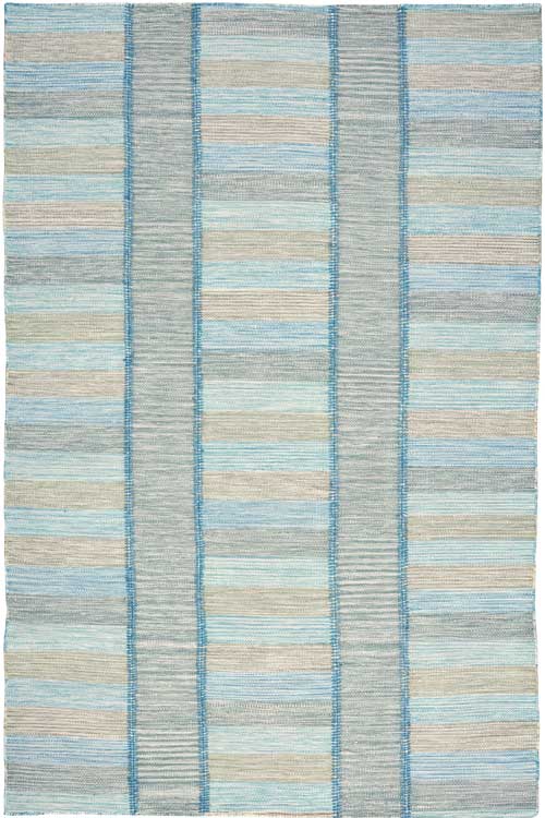 Stitched Space Dye Flatweave Rug