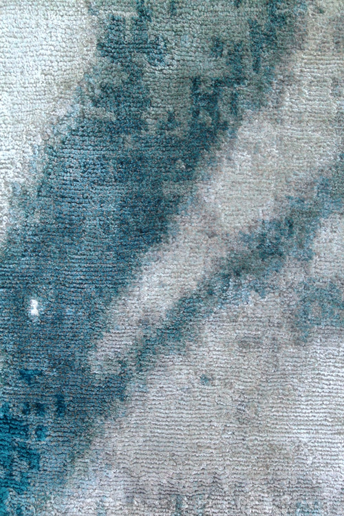 Branches Silk Rug Close up