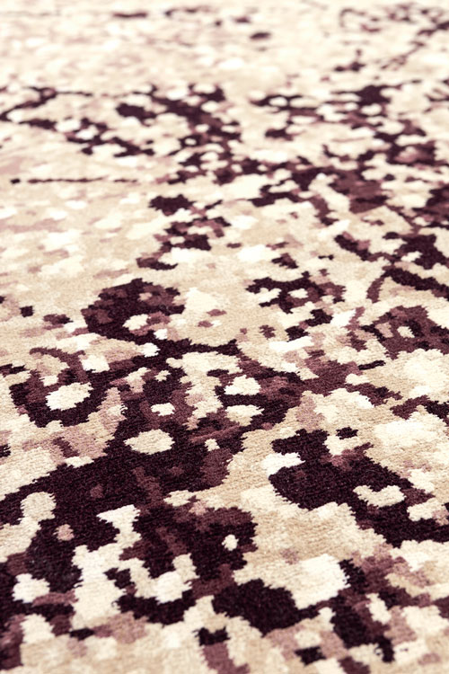 Winchester Wool and Silk Rug Close up