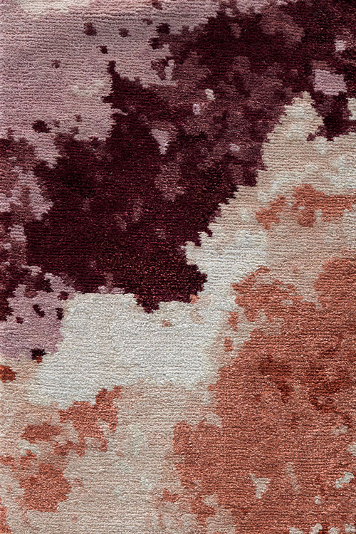 Tania Johnson Design | Facade Hand Knotted Rug | Wool and Silk