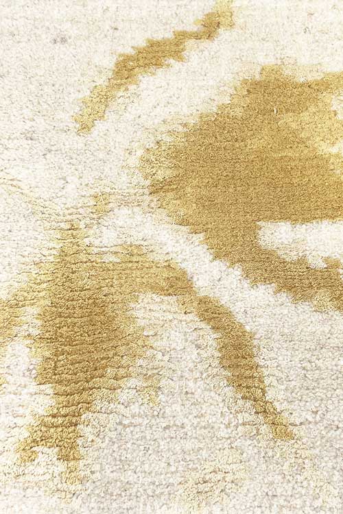 Flow Wool and Silk Rug close up